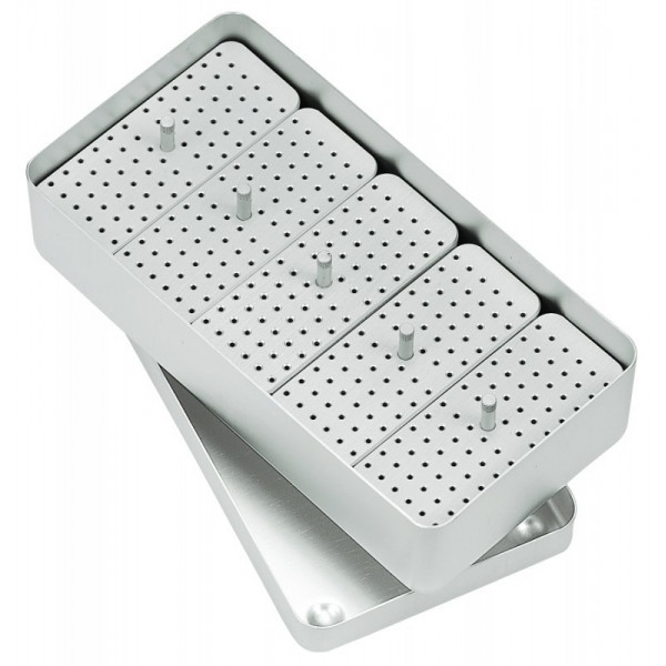 Подставка для эндоинструментов (180 штук), 204*105*54, алюминий, Asa Dental (Италия)