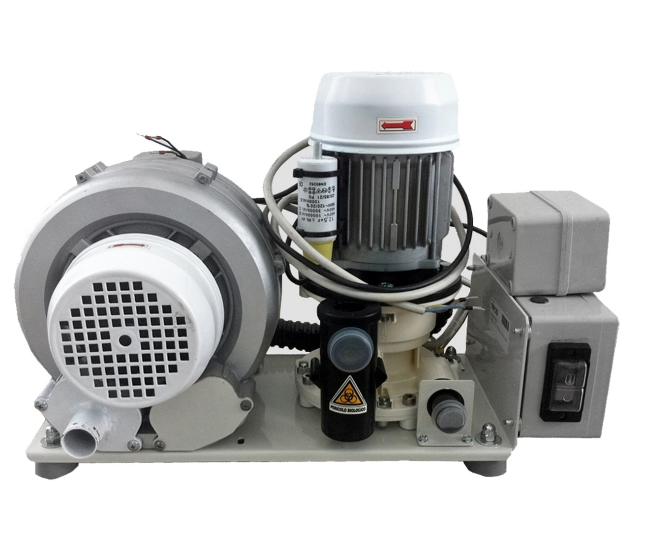 Turbo-Jet 2 Стоматологический аспиратор для влажной аспирации для 2-х стоматологических установок, без кожуха, Cattani (Италия)