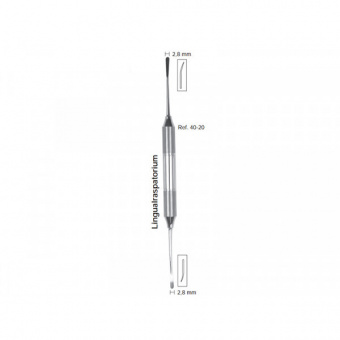 Распатор Lingual, ручка DELUXE, диаметр 10 мм, 2,8-2,8 мм., HLW Dental Instruments (Германия)
