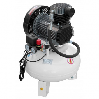 Remeza СБ4-24.OLD10С - безмасляный компрессор для одной стоматологической установки, без осушителя, с ресивером 24 л, 75 л/мин., Remeza (Белоруссия)