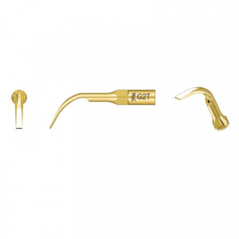 Насадка G2T для скалеров EMS и Woodpecker, для снятия незначительных отложений зубного камня, слабовыраженного адгезивного налета, гигиенических процедур, поверхность специально обработана