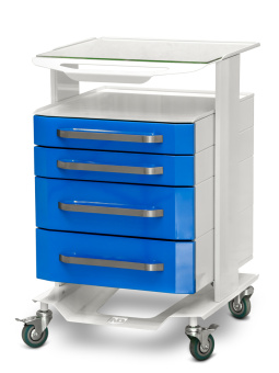 Стоматологический столик СИПС Н-01, Синий