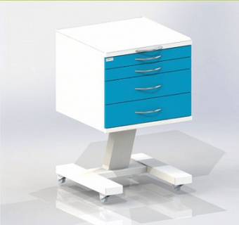 С4 - столик передвижной серия  Эконом  4 выдвижных ящика | Виталия