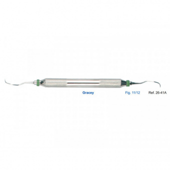 Кюрета парадонтологическая Gracey, форма 11/12, ручка CLASSIC, диаметр 10 мм